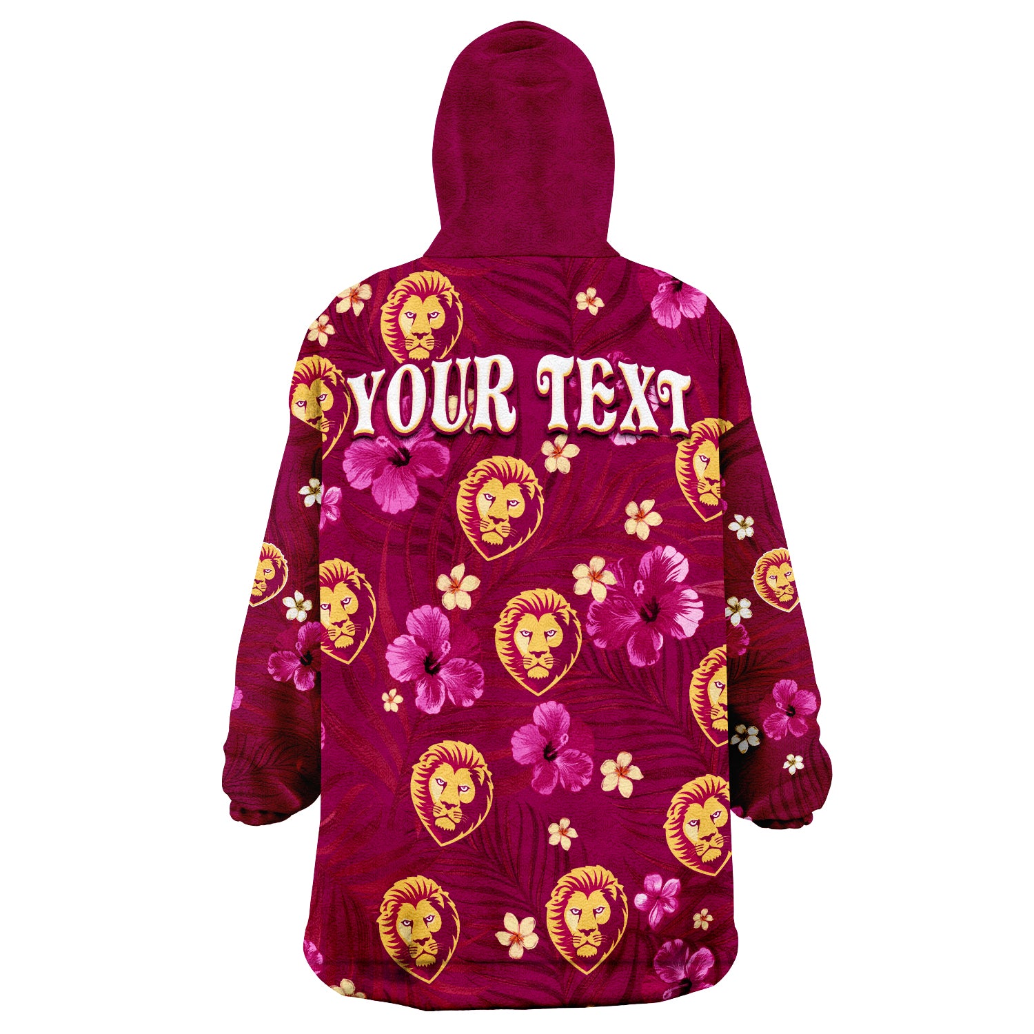 custom-personalised-lions-football-brisbane-premiers-tropical-flowers-simple-wearable-blanket-hoodie