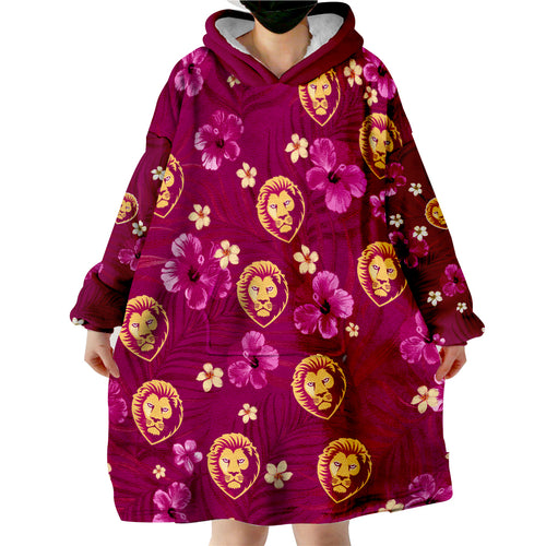 custom-personalised-lions-football-brisbane-premiers-tropical-flowers-simple-wearable-blanket-hoodie