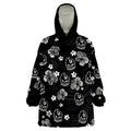 custom-personalised-magpies-football-collingwood-premiers-tropical-flowers-simple-wearable-blanket-hoodie