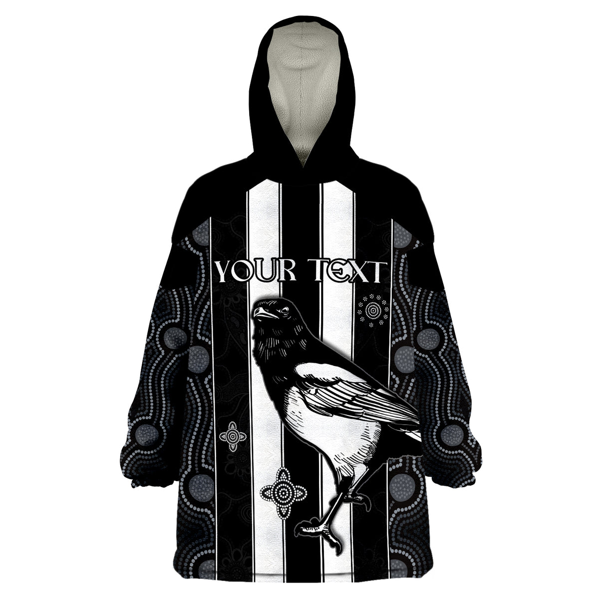 custom-personalised-magpies-indigenous-we-are-the-champions-wearable-blanket-hoodie