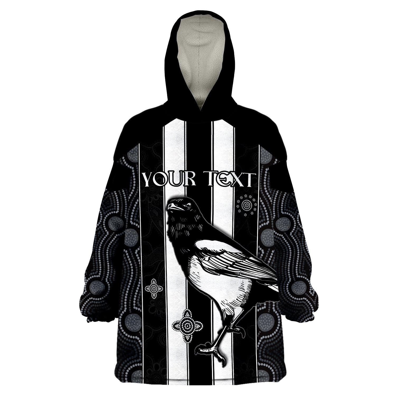 custom-personalised-magpies-indigenous-we-are-the-champions-wearable-blanket-hoodie