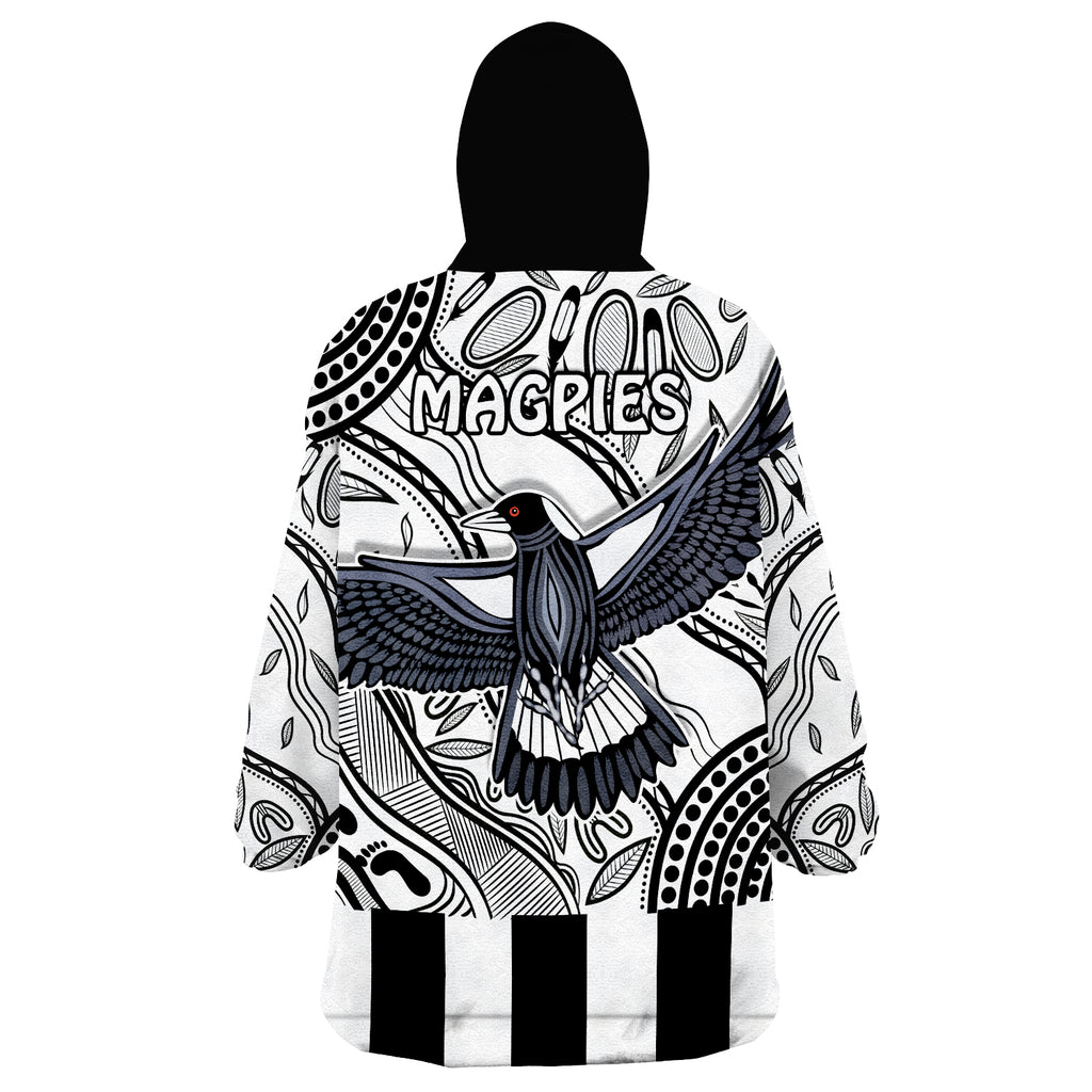 custom-personalised-magpies-lovers-collingwood-forever-wearable-blanket-hoodie