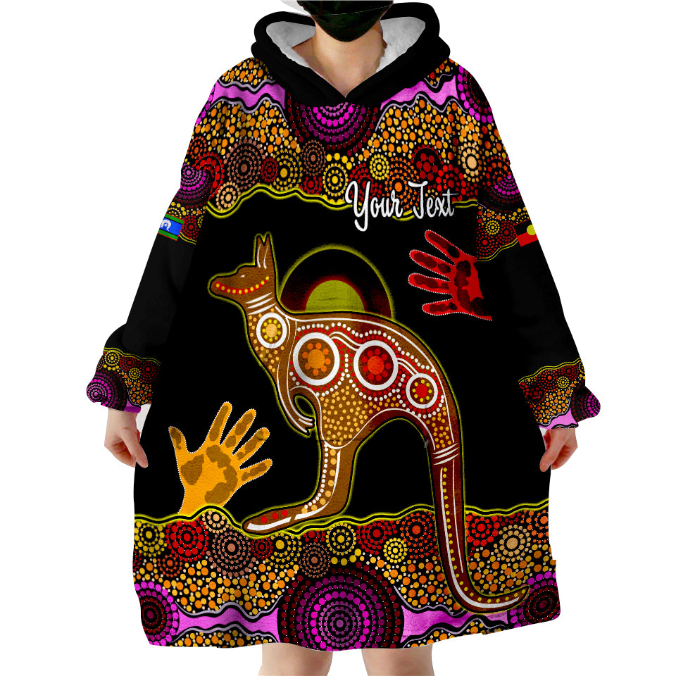 custom-personalised-naidoc-kangaroo-australia-wearable-blanket-hoodie