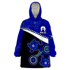 custom-personalised-naidoc-week-2022-torres-strait-islanders-version-blue-aboriginal-turtles-wearable-blanket-hoodie