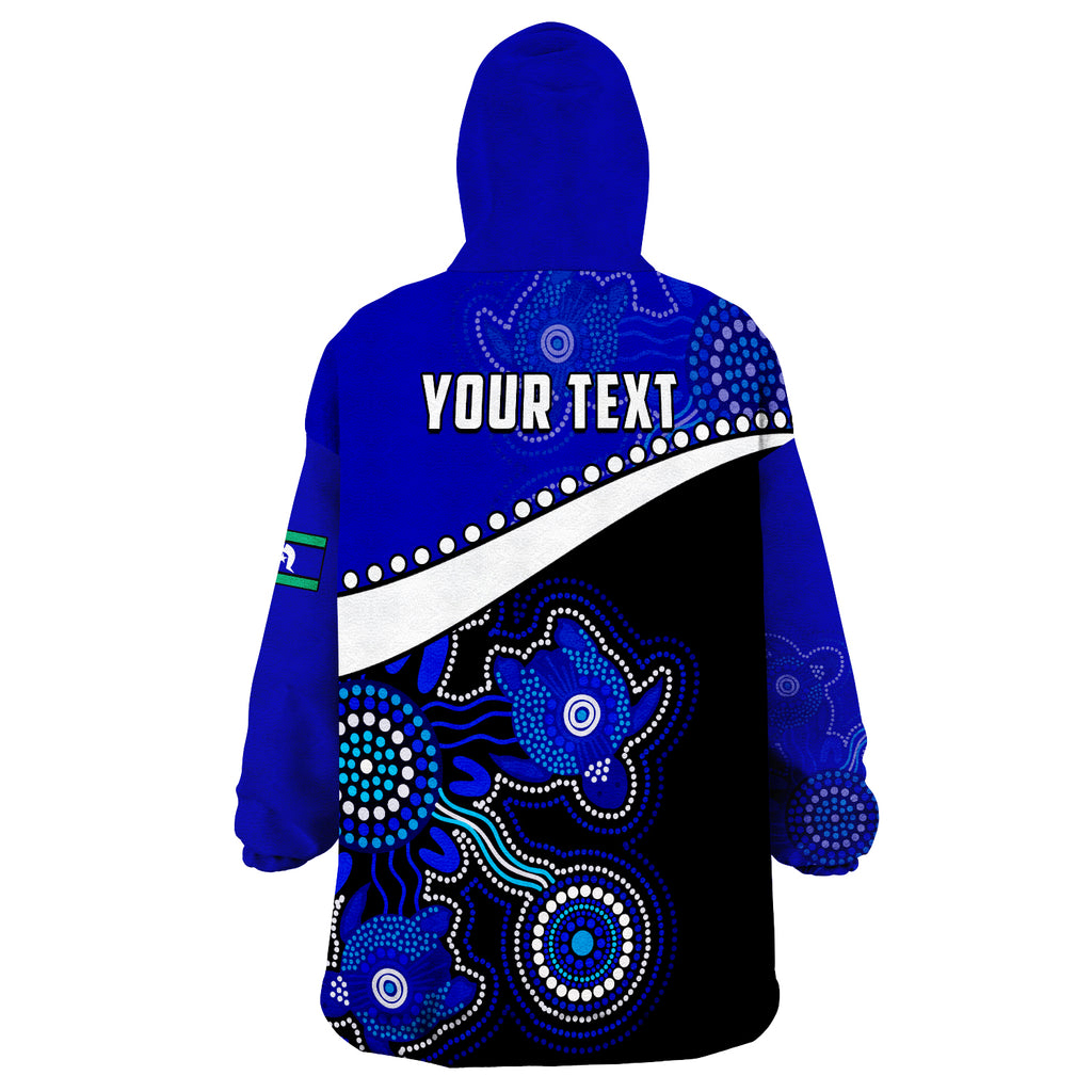 custom-personalised-naidoc-week-2022-torres-strait-islanders-version-blue-aboriginal-turtles-wearable-blanket-hoodie