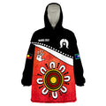 custom-personalised-naidoc-week-2022-torres-strait-islanders-version-red-aboriginal-the-dhari-wearable-blanket-hoodie