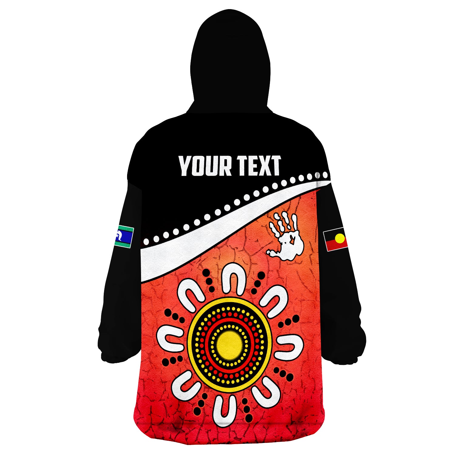 custom-personalised-naidoc-week-2022-torres-strait-islanders-version-red-aboriginal-the-dhari-wearable-blanket-hoodie