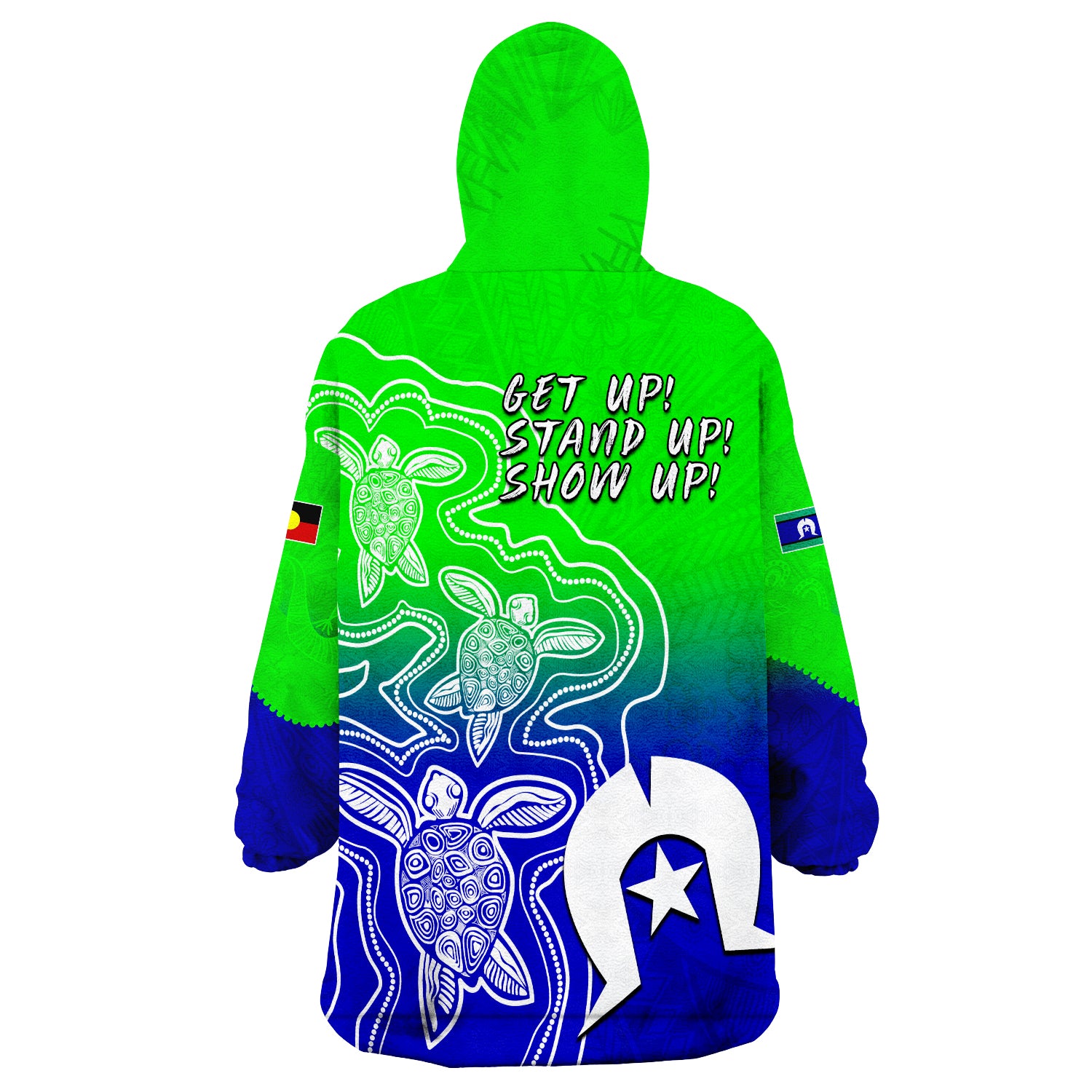 custom-personalised-naidoc-week-2022-torres-strait-islanders-with-aboriginal-turtles-wearable-blanket-hoodie