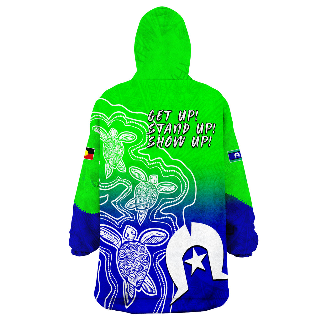 custom-personalised-naidoc-week-2022-torres-strait-islanders-with-aboriginal-turtles-wearable-blanket-hoodie