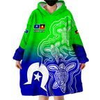 custom-personalised-naidoc-week-2022-torres-strait-islanders-with-aboriginal-turtles-wearable-blanket-hoodie