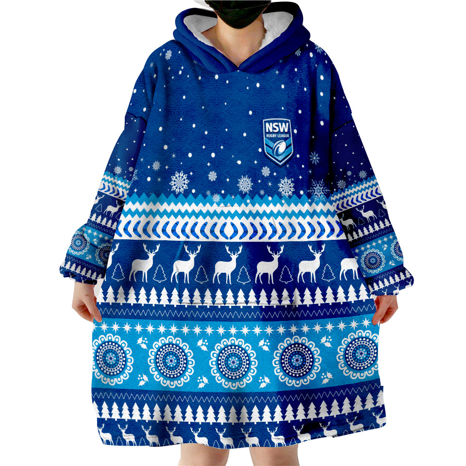 custom-personalised-new-south-wales-christmas-nsw-rugby-indigenous-wearable-blanket-hoodie