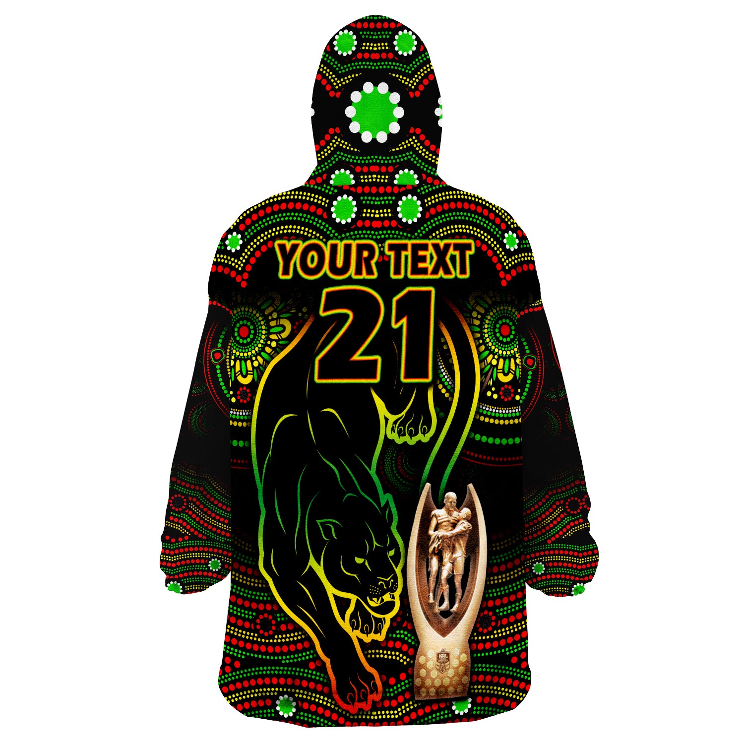custom-personalised-penrith-panthers-rugby-black-crouching-panther-premiers-2022-wearable-blanket-hoodie