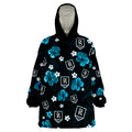 custom-personalised-power-football-port-adelaide-premiers-tropical-flowers-simple-wearable-blanket-hoodie