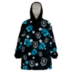 custom-personalised-power-football-port-adelaide-premiers-tropical-flowers-simple-wearable-blanket-hoodie