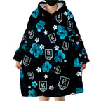custom-personalised-power-football-port-adelaide-premiers-tropical-flowers-simple-wearable-blanket-hoodie