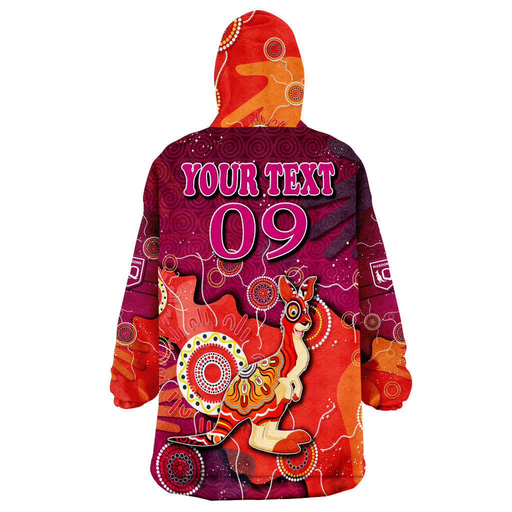 custom-personalised-queenslanders-rugby-maroons-aboriginal-style-wearable-blanket-hoodie