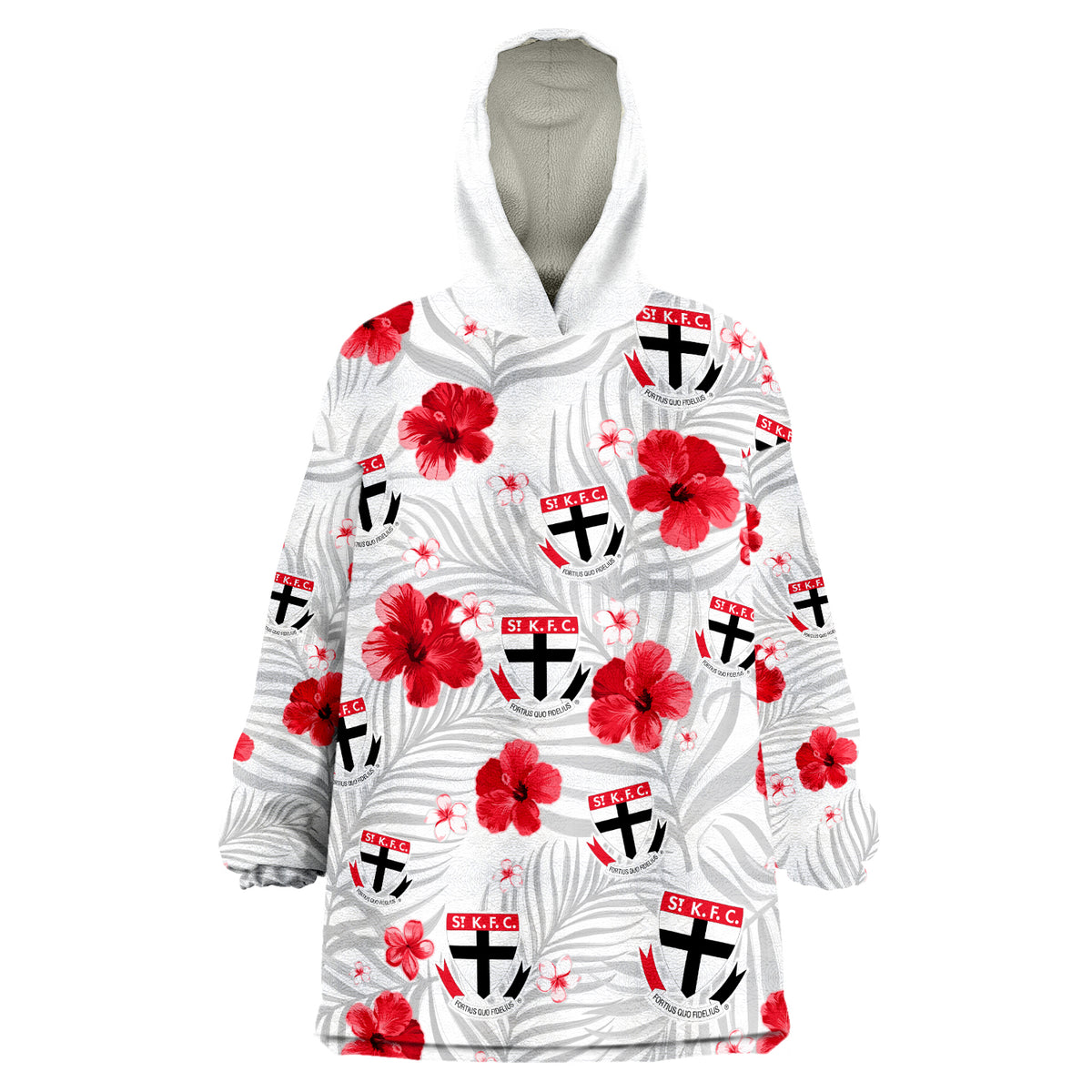 custom-personalised-saints-football-st-kilda-premiers-tropical-flowers-simple-wearable-blanket-hoodie
