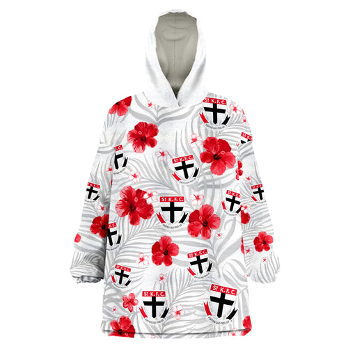 custom-personalised-saints-football-st-kilda-premiers-tropical-flowers-simple-wearable-blanket-hoodie