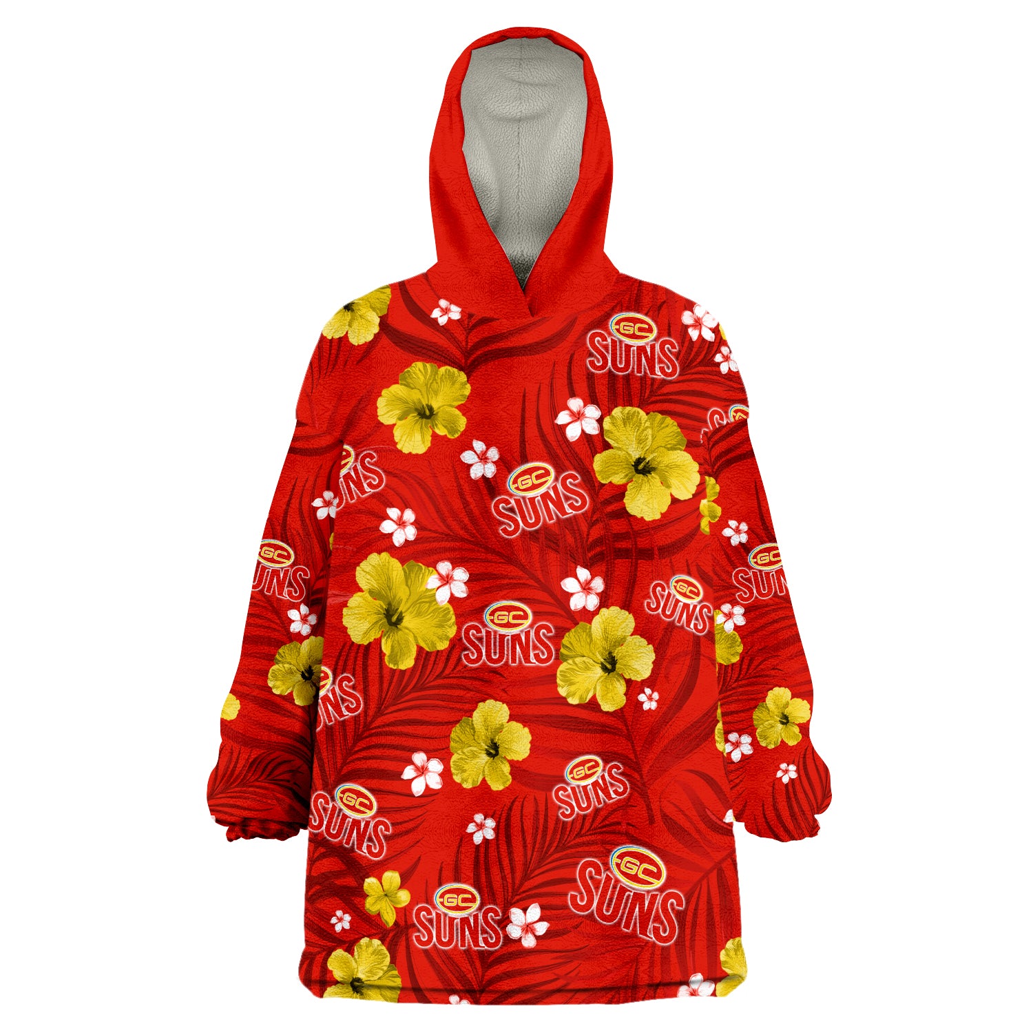 custom-personalised-suns-football-gold-coast-premiers-tropical-flowers-simple-wearable-blanket-hoodie