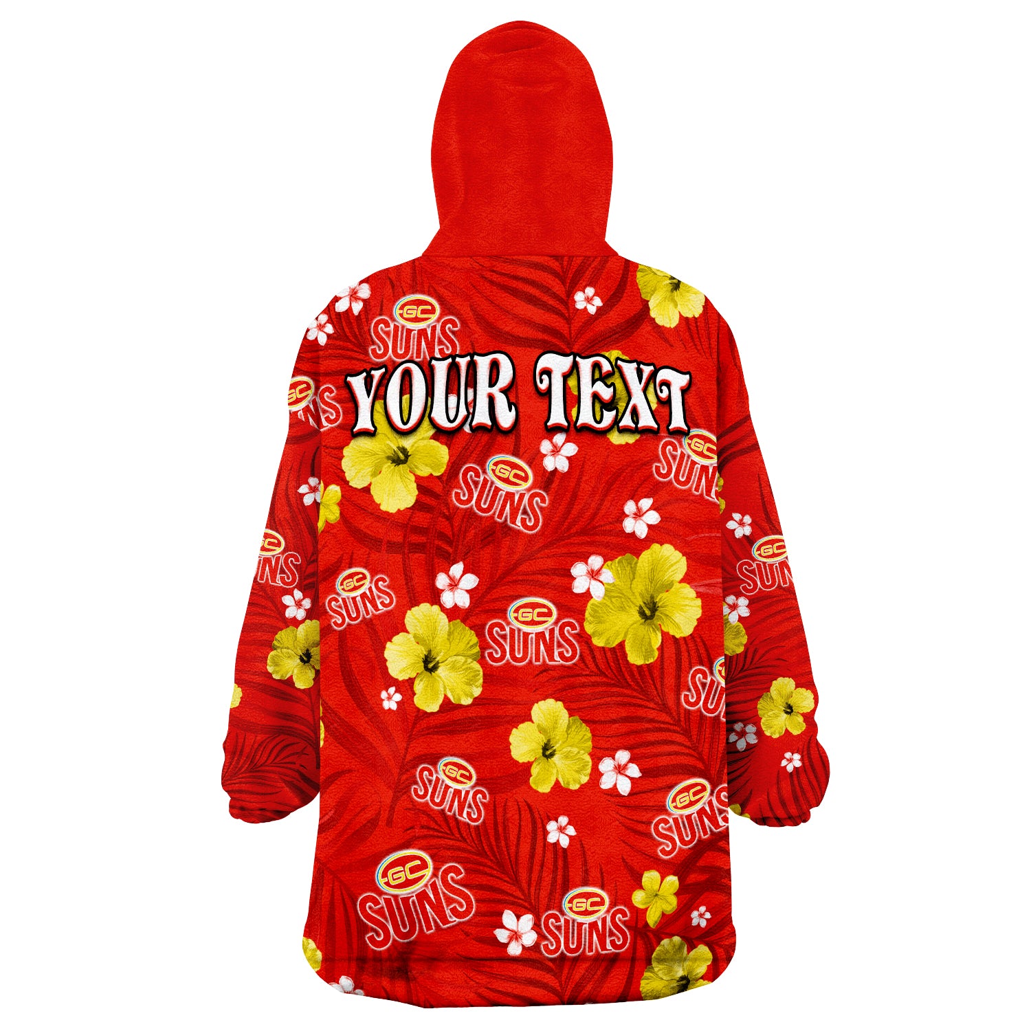 custom-personalised-suns-football-gold-coast-premiers-tropical-flowers-simple-wearable-blanket-hoodie