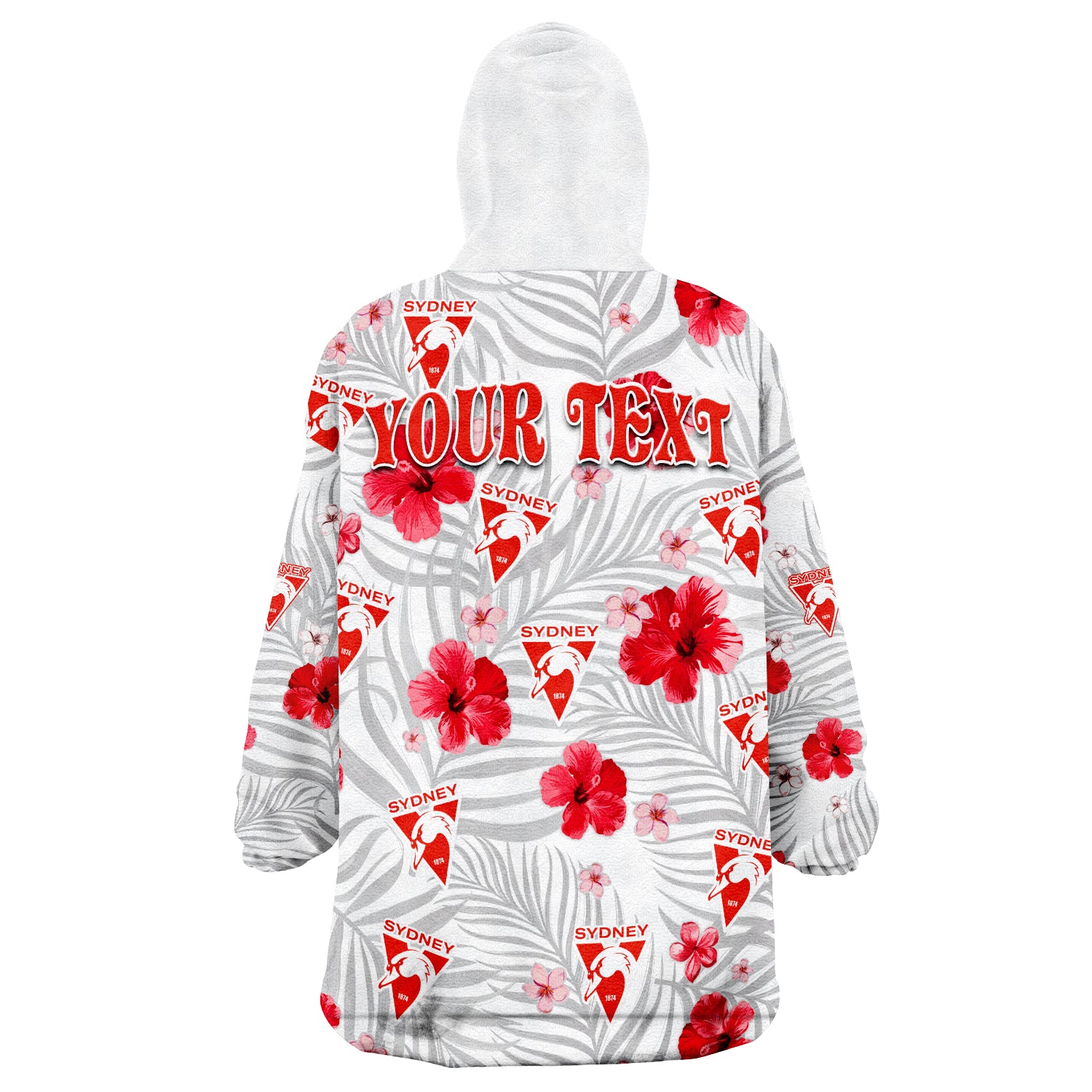 custom-personalised-swans-football-sydney-premiers-tropical-flowers-simple-wearable-blanket-hoodie