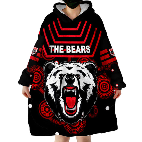 custom-personalised-the-bears-indigenous-go-north-sydney-wearable-blanket-hoodie
