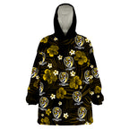 custom-personalised-tigers-football-richmond-premiers-tropical-flowers-simple-wearable-blanket-hoodie