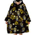 custom-personalised-tigers-football-richmond-premiers-tropical-flowers-simple-wearable-blanket-hoodie