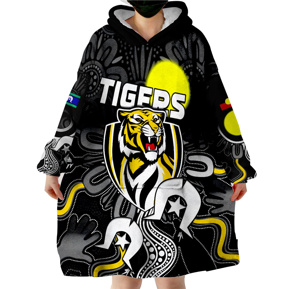 custom-personalised-tigers-naidoc-week-richmond-football-aboriginal-wearable-blanket-hoodie