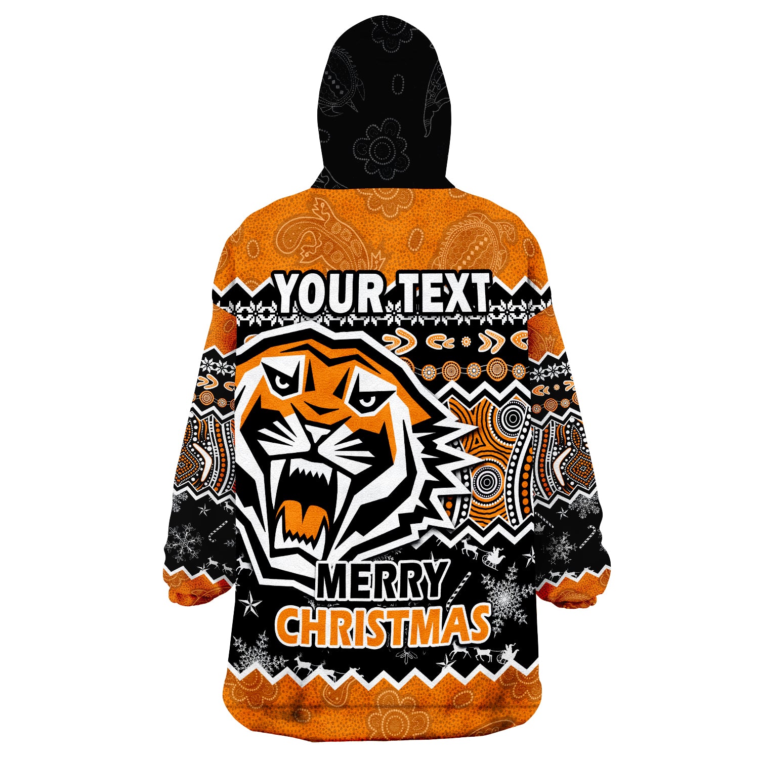 custom-personalised-wests-tigers-aboriginal-christmas-vibe-gold-version-wearable-blanket-hoodie