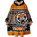 custom-personalised-wests-tigers-aboriginal-christmas-vibe-gold-version-wearable-blanket-hoodie