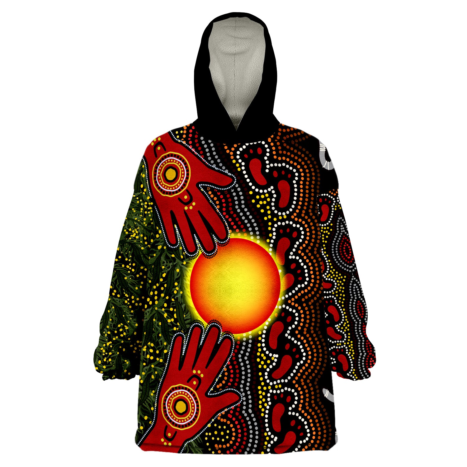 custom-text-and-number-aboriginal-dot-painting-go-to-touch-the-sun-wearable-blanket-hoodie