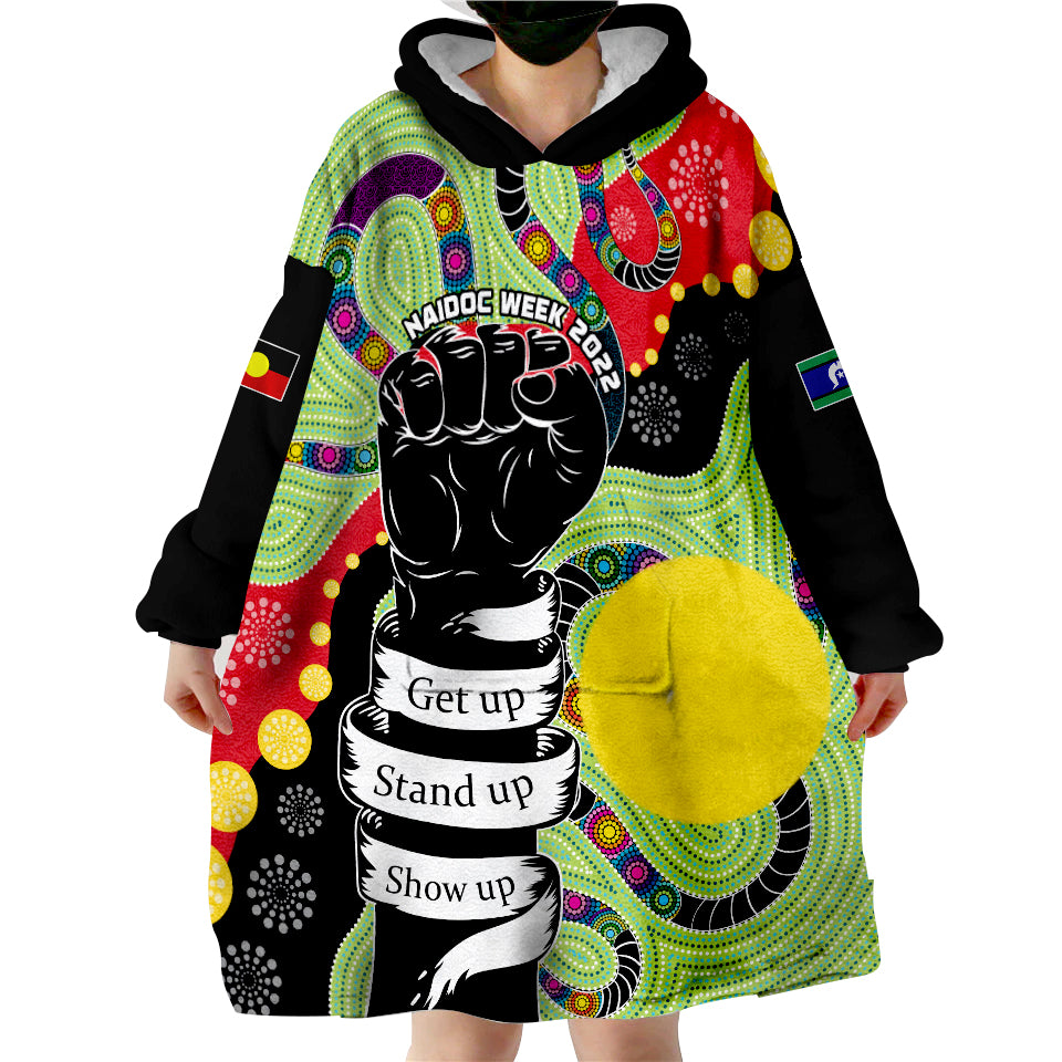 custom-text-and-number-aboriginal-naidoc-week-stronger-together-unique-style-wearable-blanket-hoodie