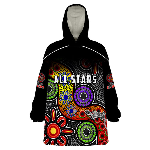 custom-text-and-number-all-stars-christmas-indigenous-dreamtime-wearable-blanket-hoodie