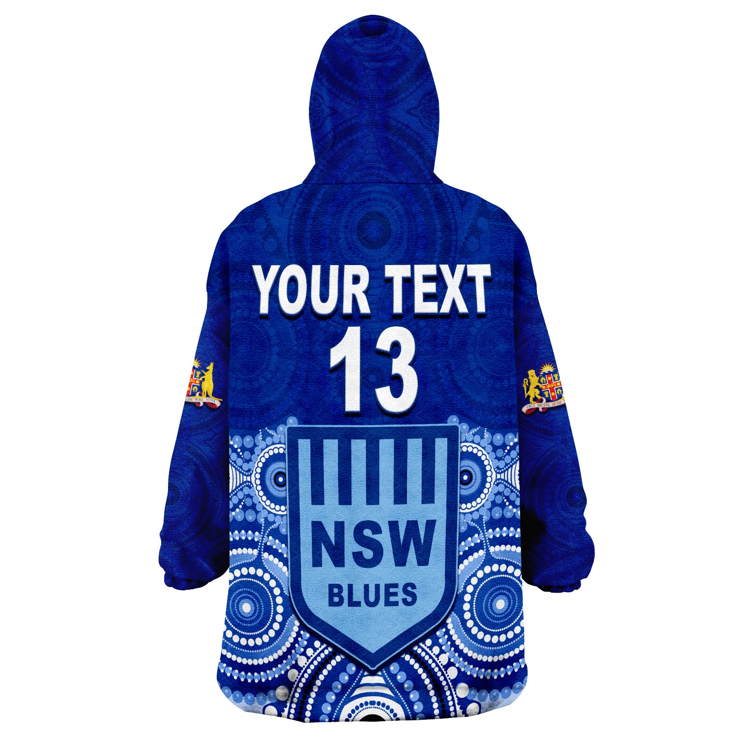 custom-text-and-number-blues-nsw-rugby-aboriginal-new-south-wales-origin-wearable-blanket-hoodie