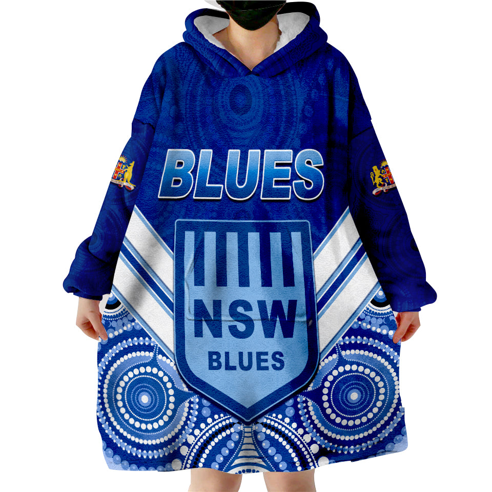 custom-text-and-number-blues-nsw-rugby-aboriginal-new-south-wales-origin-wearable-blanket-hoodie