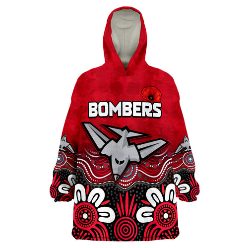 custom-text-and-number-bombers-anzac-2022-essendon-football-aboriginal-remember-them-wearable-blanket-hoodie