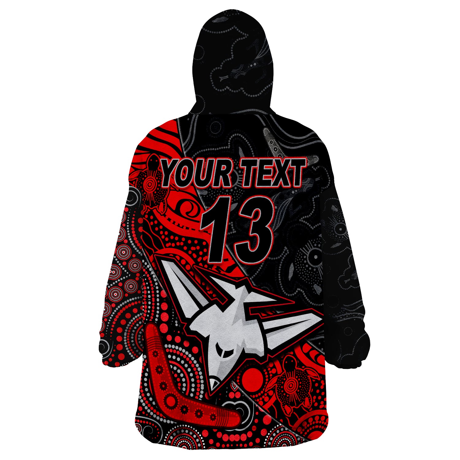 custom-text-and-number-bombers-football-essendon-aboriginal-wearable-blanket-hoodie