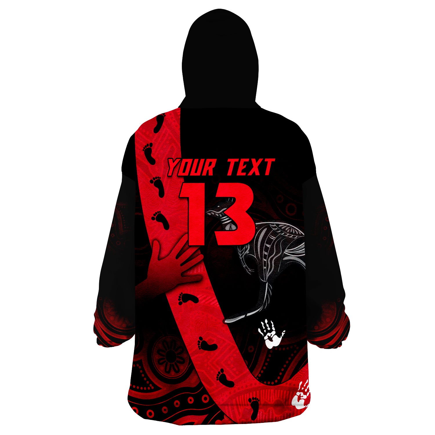 custom-text-and-number-bombers-indigenous-essendon-for-life-wearable-blanket-hoodie