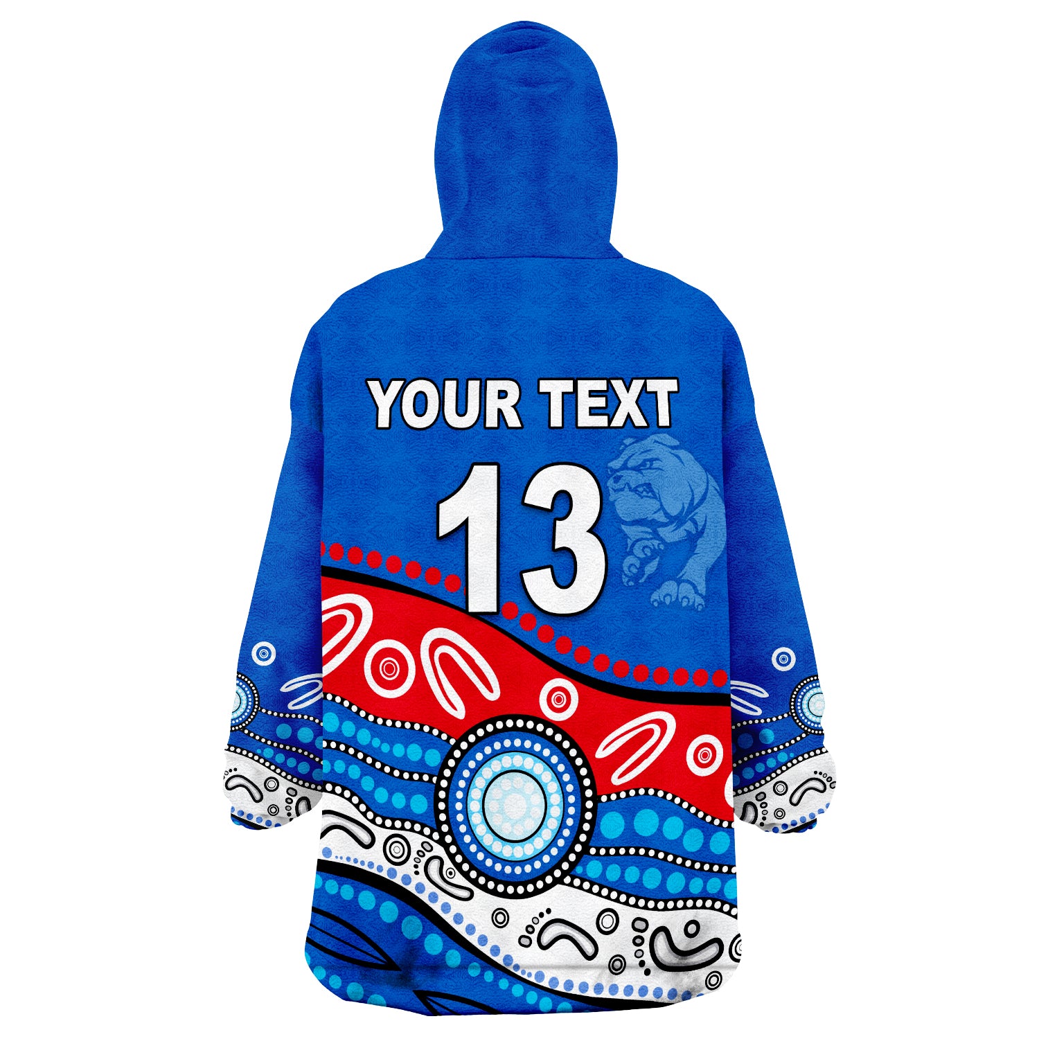 custom-text-and-number-bulldogs-indigenous-western-wearable-blanket-hoodie