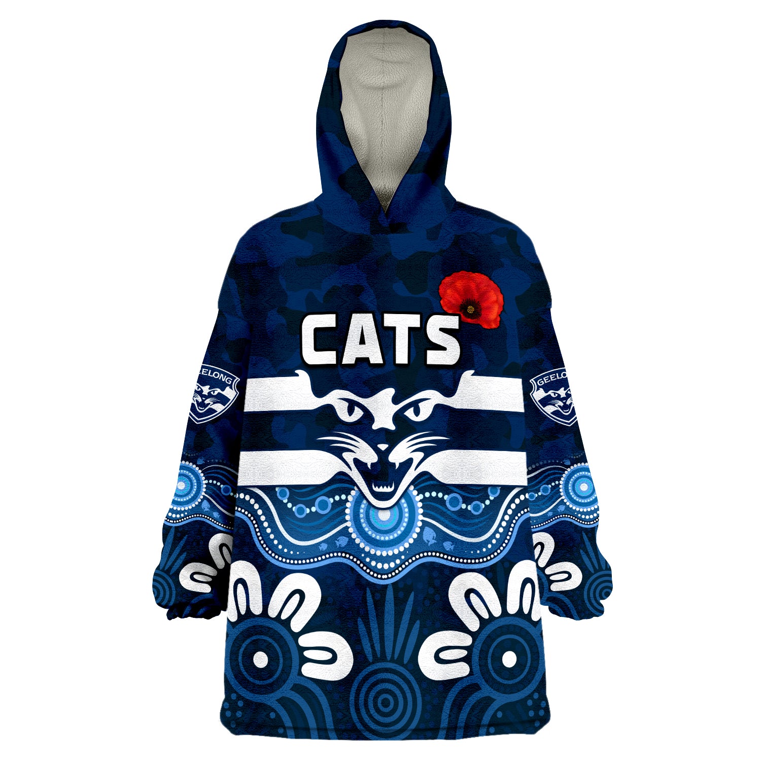 custom-text-and-number-cats-anzac-2022-geelong-football-aboriginal-poppy-wearable-blanket-hoodie