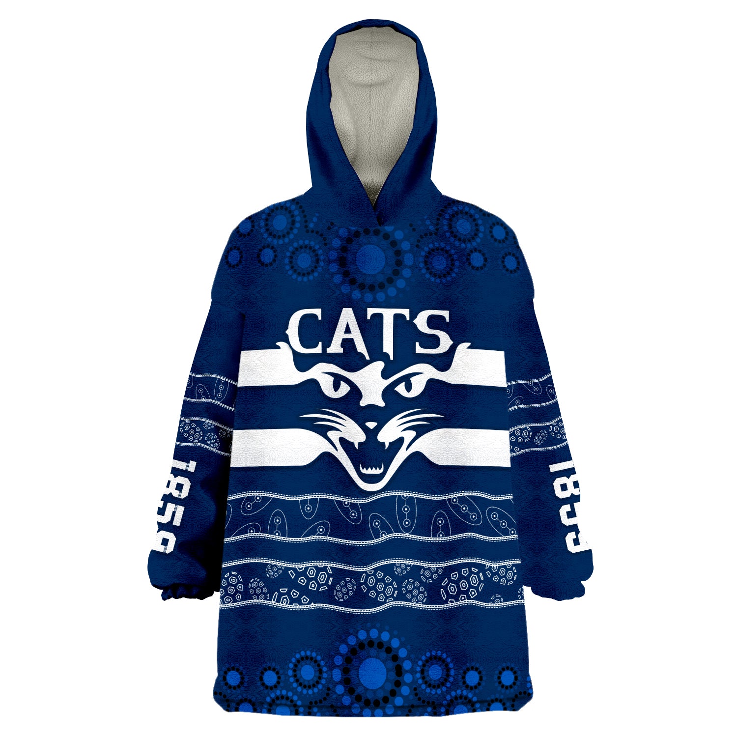 custom-text-and-number-cats-indigenous-football-geelong-wearable-blanket-hoodie