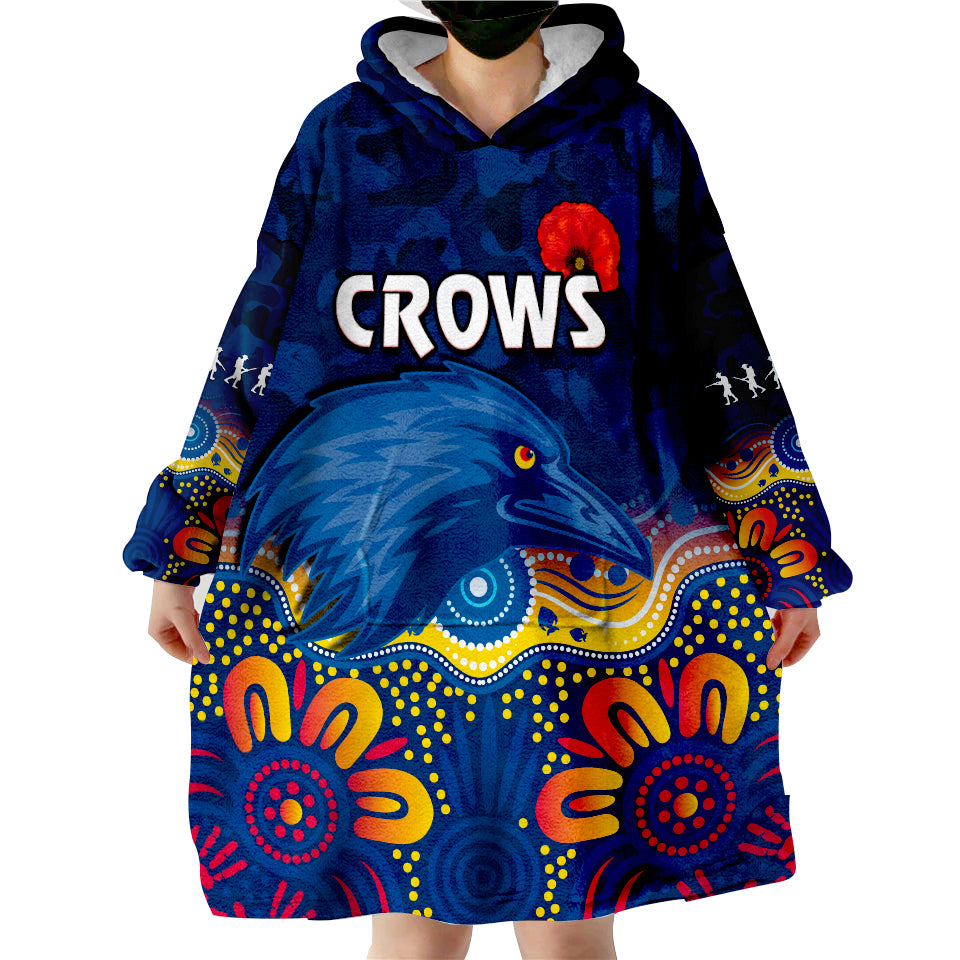 custom-text-and-number-crows-anzac-2022-adelaide-football-camouflage-style-wearable-blanket-hoodie
