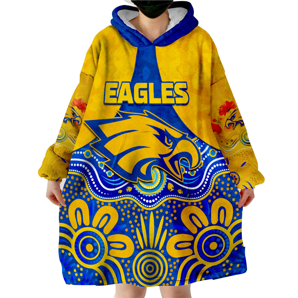 custom-text-and-number-eagles-anzac-2022-west-coast-aboriginal-remember-them-wearable-blanket-hoodie