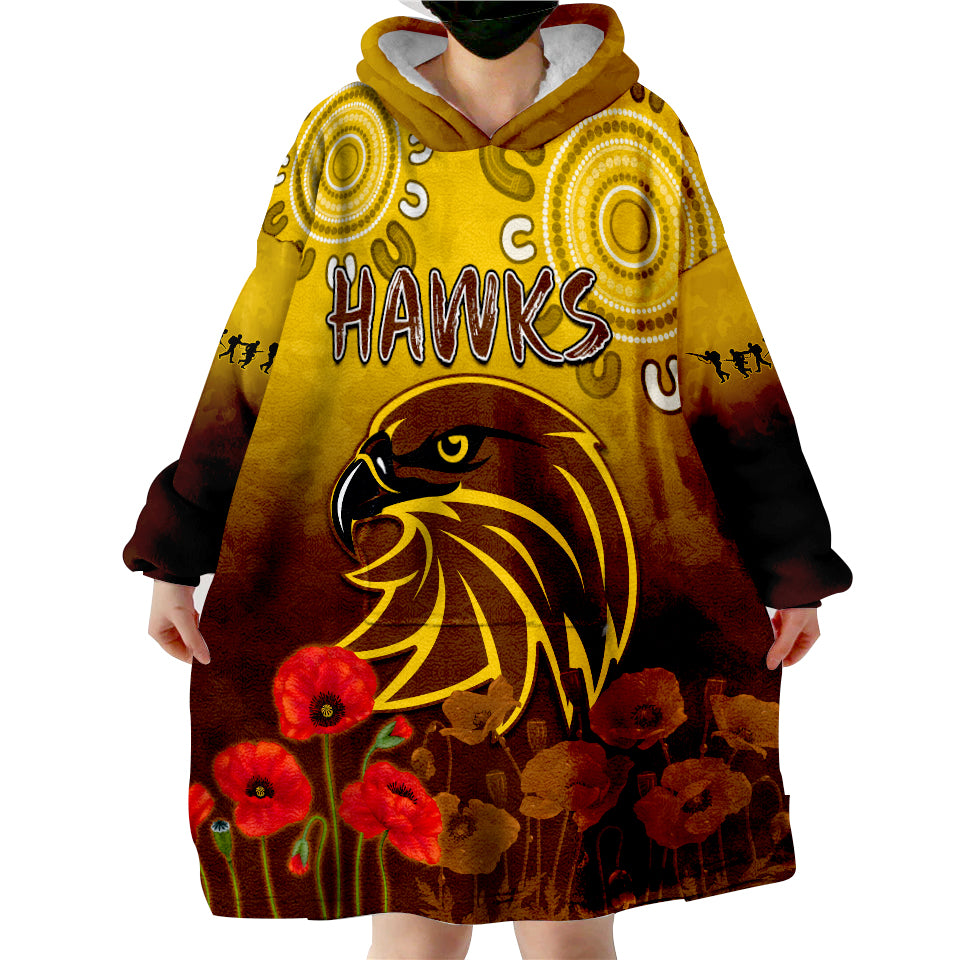 custom-text-and-number-hawks-anzac-2022-hawthorn-football-aboriginal-poppy-wearable-blanket-hoodie
