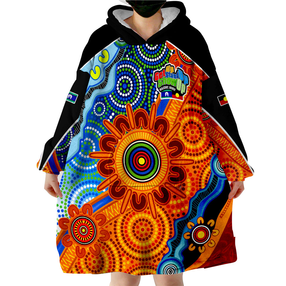 custom-text-and-number-naidoc-week-2022-aboriginal-and-torres-strait-islanders-together-wearable-blanket-hoodie