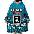 custom-text-and-number-power-anzac-2022-port-adelaide-aboriginal-remember-them-wearable-blanket-hoodie