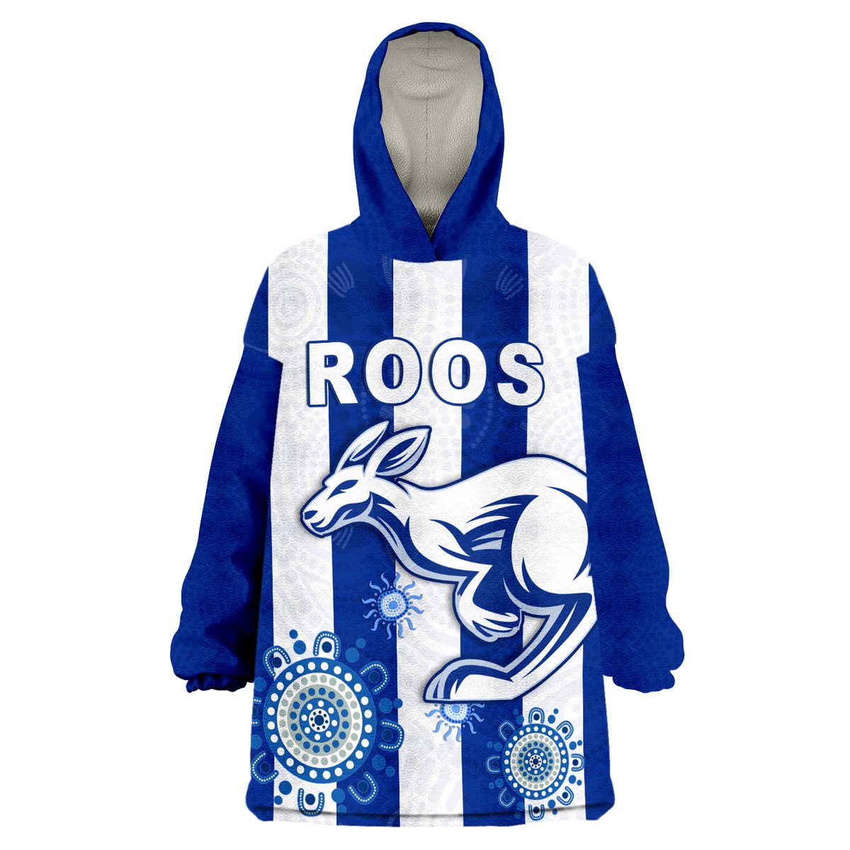 custom-text-and-number-roos-football-north-melbourne-simple-indigenous-wearable-blanket-hoodie
