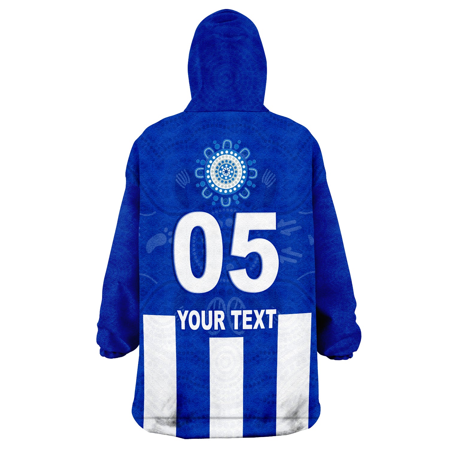 custom-text-and-number-roos-football-north-melbourne-simple-indigenous-wearable-blanket-hoodie