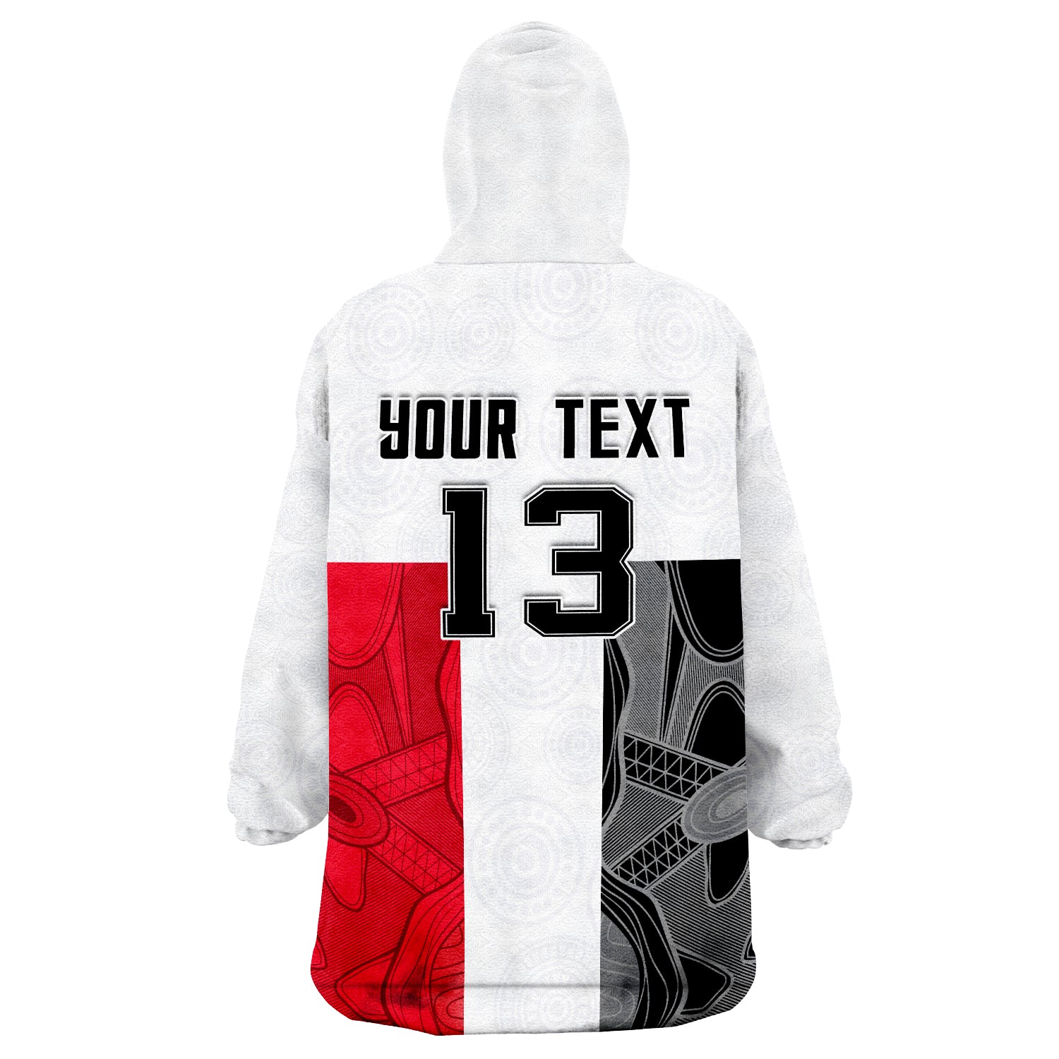 custom-text-and-number-saints-football-st-kilda-indigenous-wearable-blanket-hoodie